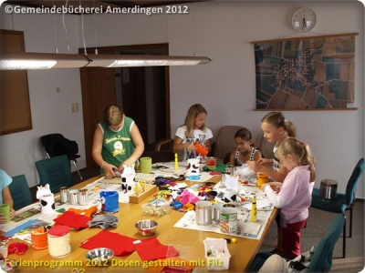 Ferienprogramm 2012 Dosen gestalten mit Filz_46