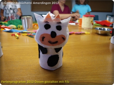 Ferienprogramm 2012 Dosen gestalten mit Filz_57